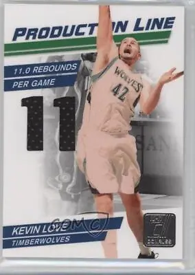 2010-11 Donruss Production Line Die-Cut Stats Materials /399 Kevin Love #28 • $5.14