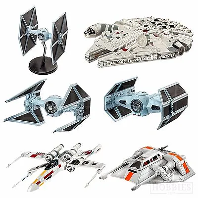 £72.99 • Buy Revell Star Wars Model Kits Aircraft Millennium Falcon X-Wing Tie Fighter