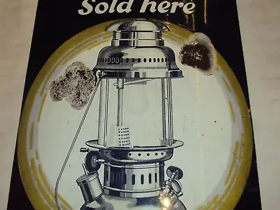 Vintage Old Original Porcelain Enamel Sign Petromax Kerosene Lantern Germany # • $1006.96