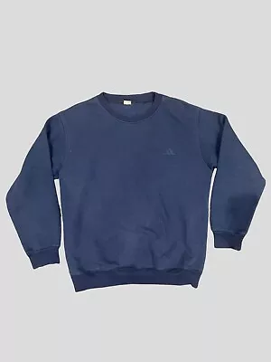 Vintage 80’s Adidas Sweatshirt Pullover Navy Jumper Men’s Medium • $47.50