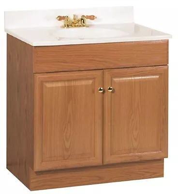 RSI HOME PRODUCTS 30 In. X 31 In. X 18 In.  Bathroom Vanity Cabinet In Oak • $329.70