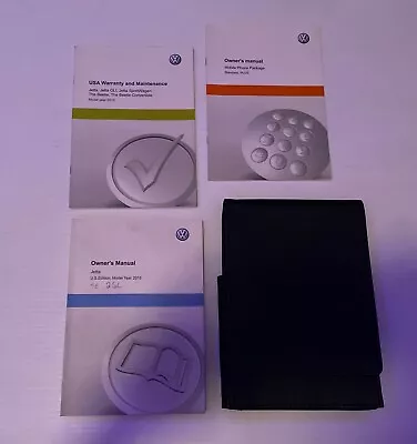 2013 Volkswagen Jetta Owners Manual Guide OEM Set 3 Books W Case VW • $26.95