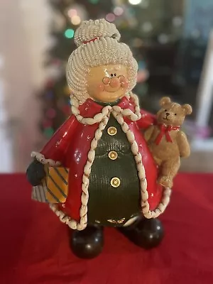 Vintage Mrs. Clause Kirkland Clause & Co 13” Christmas Figurine • $30