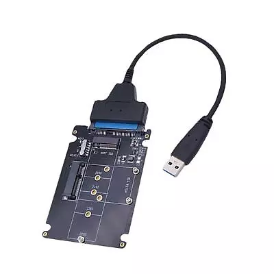 MSATA To Adapter Protocol SATA3.1 Standard USB To Cable Pci-E HDD 2.5  3.5  • $12.86