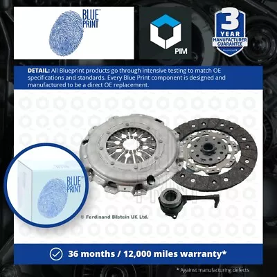 Clutch Kit 3pc (Cover+Plate+CSC) Fits SEAT ALHAMBRA 71 710 2.0D 11 To 22 241mm • $270.10