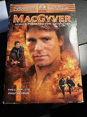 MacGyver The Complete First Season DVD VERY GOOD 6 DVD Set Ships Within 24 Hr! • $3.99