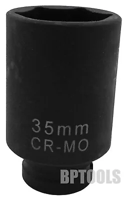 35mm Deep Impact Spindle Socket 1/2  Drive 6 Point Axle Nut Socket Remover CR-MO • $14.99
