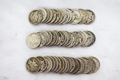 Mercury Dime $5 Roll 90% Silver - Circulation Period Of 1916 To 1945 - Cull • $1