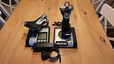 Saitek X52 Throttle And Stick Simulation Controller Flight Simulator Microsoft • £100