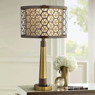Stephano Modern Table Lamp 29 1/2  Tall Bronze Gold Metal Bedroom Living Room • $179.98