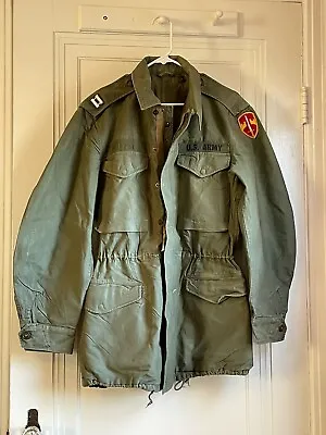 Vintage M-1951 M-51 Field Jacket Small Long Dated April 16th 53' Vietnam Korean  • $85