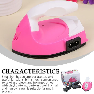 $20.90 • Buy Mini Electric Iron Clothes Irons Constant Temperature For Patch Spell Bean
