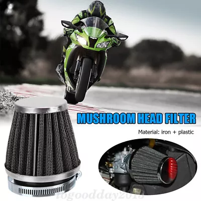 4pcs 60mm Motorcycle Air Intake Filter Engine For Harley Honda Suzuki Kawasaki • £14.90