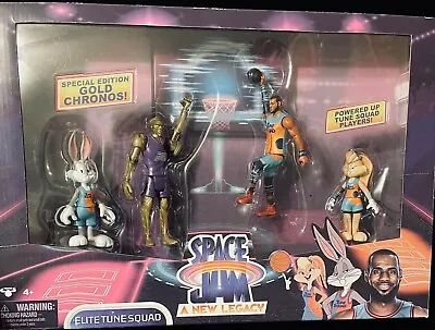 Space Jam A New Legacy  Elite Toon Squad Action Figure 4 Pack Lebron James NBA • $13