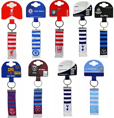 Football Bar Scarf Keyring  - Official Football Club Gift  • £6.96