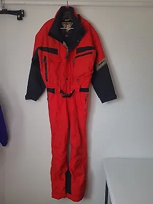 Vintage Obermeyer Skiwear Thrasher Ski Suit Snowsuit Insulated Coveralls Mens M • $99.99