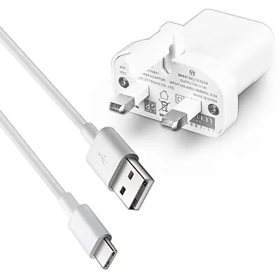 Huawei QuickCharge 2A Mains Charger Adapter & USB C Cable For P20 P30 Mate 20 Pr • £9.99