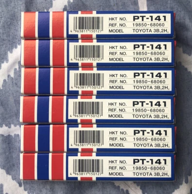 Qty X 6 HKT Glow Plugs PT141 (Cross Ref: 19850-68060) Suit Toyota 3B 2H 24 Volt • $47.50