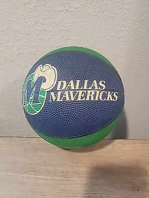 Vintage Dallas Mavericks Spalding Basketball Mini Official Team Logo Ball Rare • $25