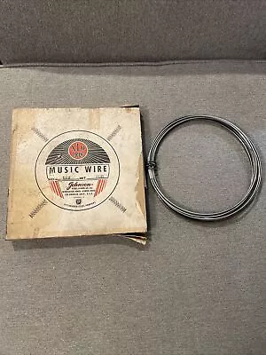 JOHNSON XLO BRAND MUSIC WIRE #36 Decimal .112  1 POUND IN BOX • $12.95