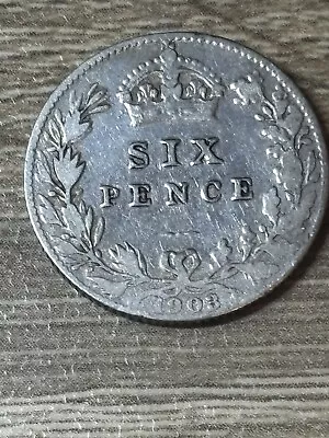 Edward VII Sixpence 1903 0.925 Silver  • £6