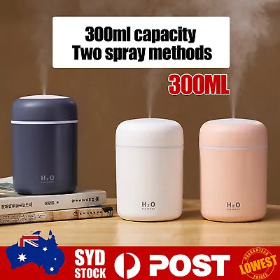 $12.99 • Buy Portable USB Mini Humidifier Car Air Purifier Aroma Diffuser Cool Mist 300ML D