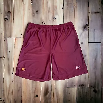 Vintage Starter Virginia Tech XL Basketball Shorts NCAA College Wear Drawstring • $9.99