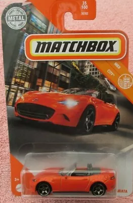 Matchbox Mazda Mx-5 Miata Mbx City 2020 Long Card • $9.99