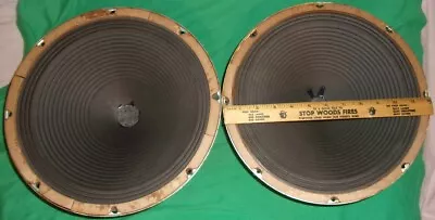 (2) 12 Inch Woofers From Steelman Hi Fi Quam-Nichols & Carbonneau 4 Ohm NICE! • $34.99