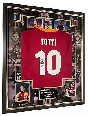 Roma Legend Francesco Totti Signed Shirt Autographed Jersey  Aftal Dealer • $1150.93