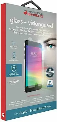 Zagg InvisibleShield Glass+ Visionguard Screen Protector For IPhone 8Plus/7Plus • £4.99