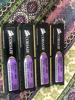 £9.99 • Buy CORSAIR XMS2 DDR2 PC RAM KIT CM2X1024-6400G 1024MB EACH 800MHz (4/