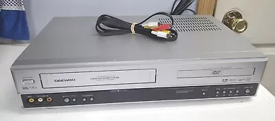 Daewoo DV6T844B DVD VCR VHS Player Combo W/AV Cable No-Remote *Tested/Working* • $48