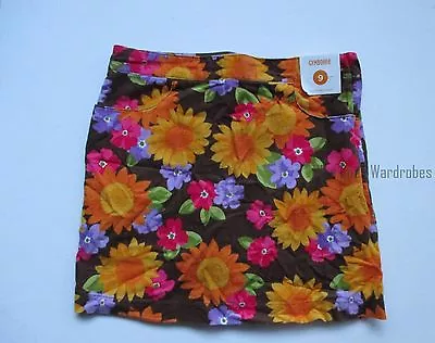 Gymboree Sunflower Smiles Corduroy Skort Skirt Girls 9 NEW NWT • $11.99