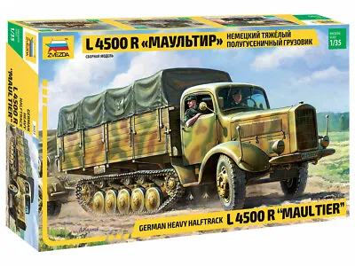 Zvezda 1/35 WW2 German MAULTIER L-4500R GER HALFTRACK (RR) • £36.29