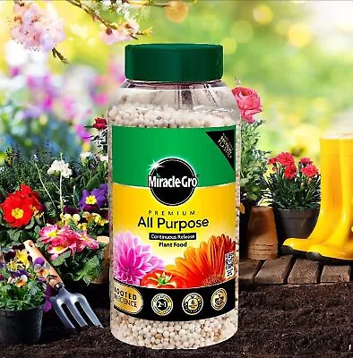 Miracle-Gro All Purpose Plant Food Premium Continuous Release Feed 900g Jar • £11.49