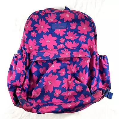 Vera Bradley Lighten Up Essential Large Backpack Laptop Art Poppies • $27.44