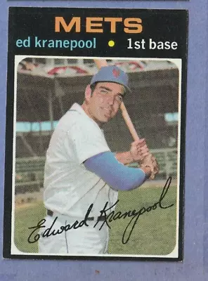 1971  TOPPS    ED KRANEPOOL    #573     NRMT Or Better  METS • $1.25