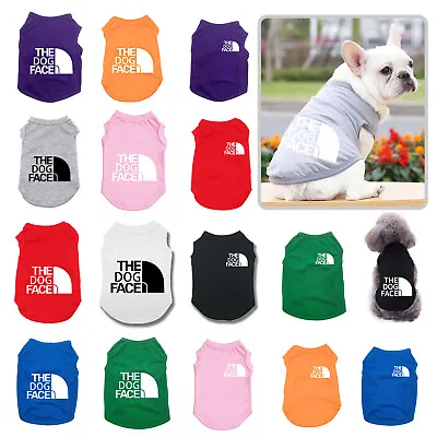 £5.51 • Buy Pet Dog Clothes Summer T-Shirt Puppy Fashion Top Vest Coat Outfit Costume