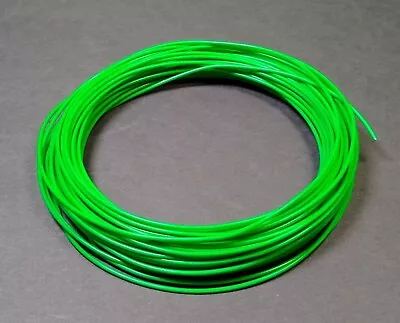 MIL-SPEC 20AWG PTFE Green Stranded Silver Plated Wire 1.5 Mm Diam - 40 Foot Roll • $12.99