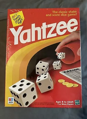 YAHTZEE 1998 Vintage Hasbro Dice Game Factory Sealed Box USA • $17.99