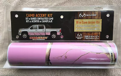 CAMO WRAPS Vehicle Accent Kit Realtree Pink 2-16”x14’ Strips New • $21.99