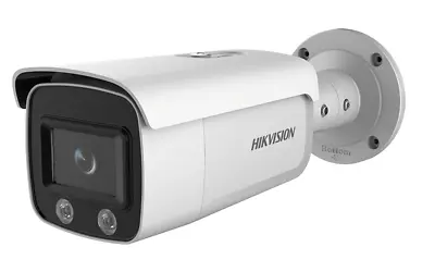 Hikvision 2MP ColorVu True-WDR PoE 3D-DNR 6mm Indoor/Outdoor Security IP Camera • $59.95