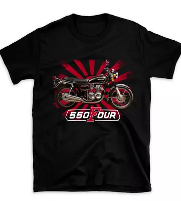 Honda CB550 Four CLASSIC Vintage MOTORCYCLE T SHIRT  Printed In USA • $19.95