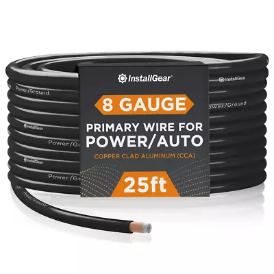 8 Gauge Wire AWG CCA Power Ground Wire Cable Welding Battery Cable • $18.47