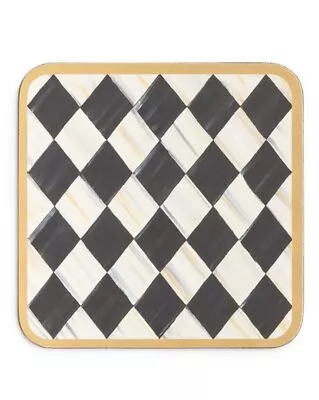 Mackenzie Childs Harlequin Coasters Set Of 4  • $40