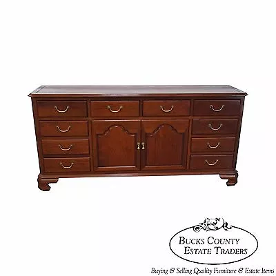 Custom Crafted Solid Mahogany Chippendale Georgian Court Style Long Dresser • $995