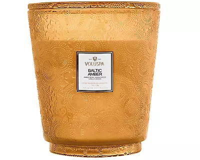 Voluspa Baltic Amber Luxury Large 5-wick Hearth Scented Candle 123 Oz New No Lid • $149.90