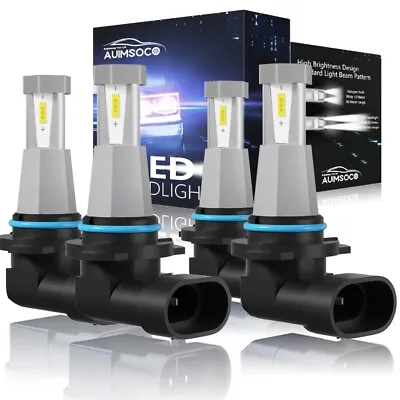 For Chevy S10 1994-2004 9005 9006 LED Headlights Kit Combo Bulbs 6000K High Low • $34.99