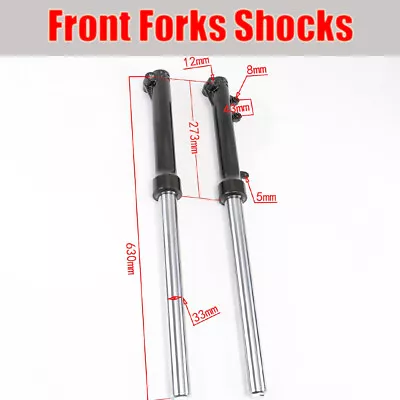 630mm Front Forks Shock Suspension For Pit Pro Dirt Bike Atomik 70cc 110cc 125cc • $89.82